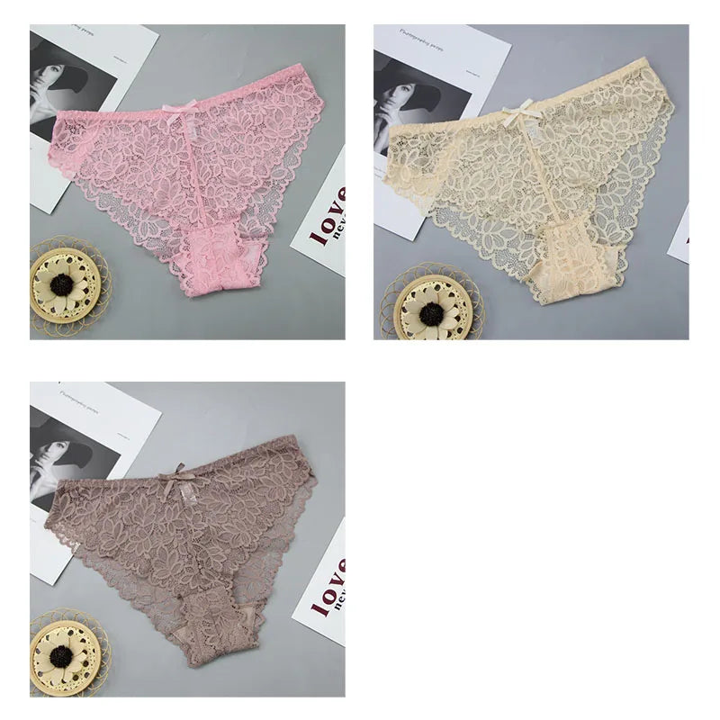 Lot de 3 culottes sans couture pour femmes