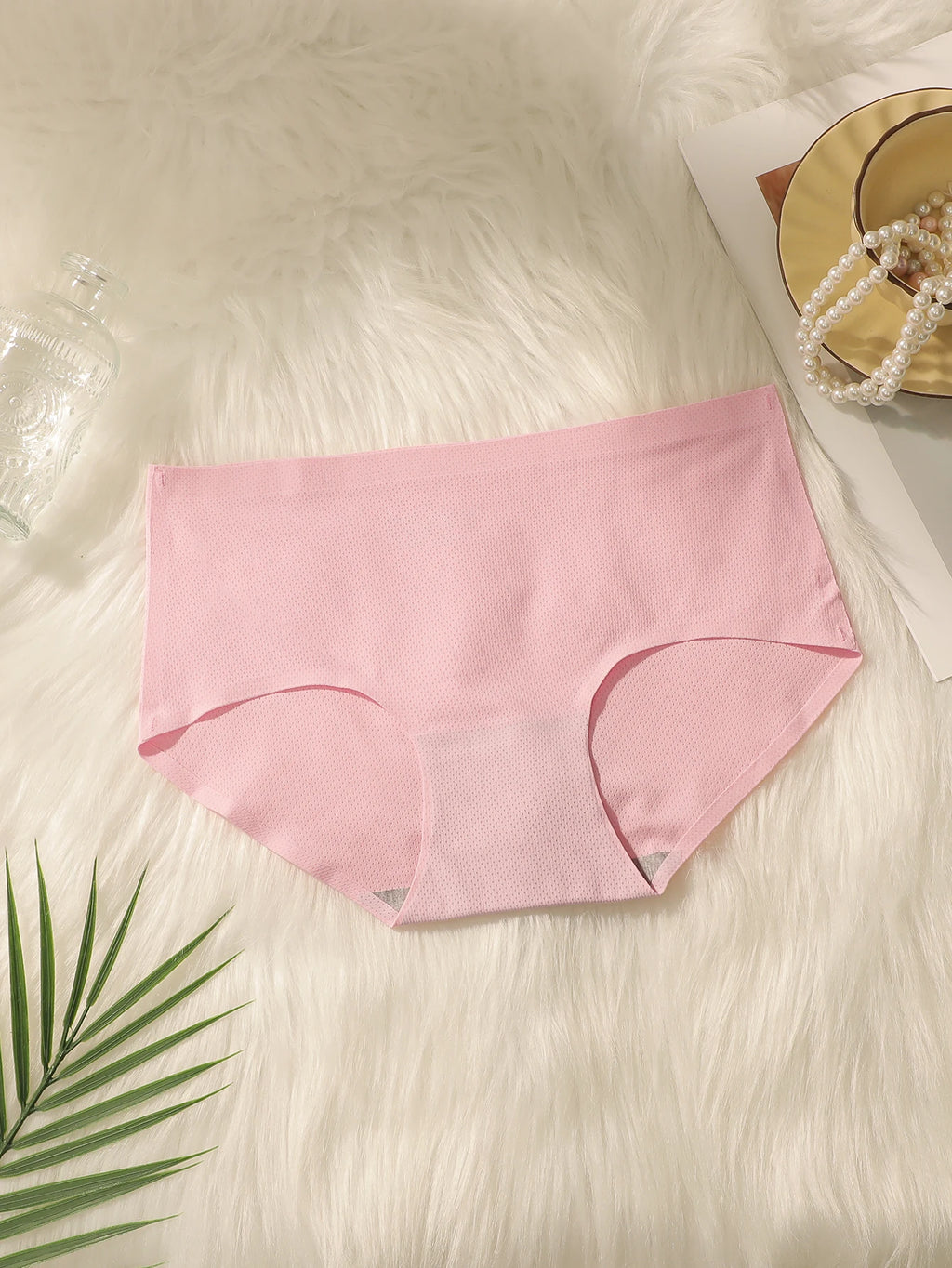 Culotte sans couture en maille de soie glacée pour femmes