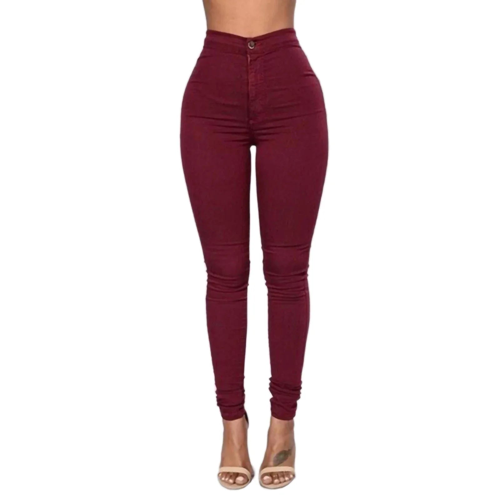 Pantalon en jean crayon pour femmes