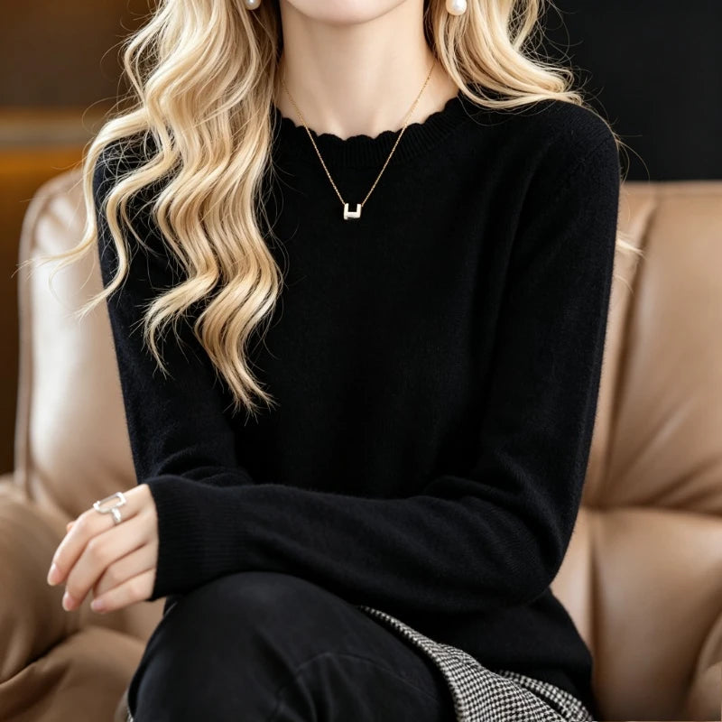 Pull Décontracté Femme – Maille Douce et Confortable