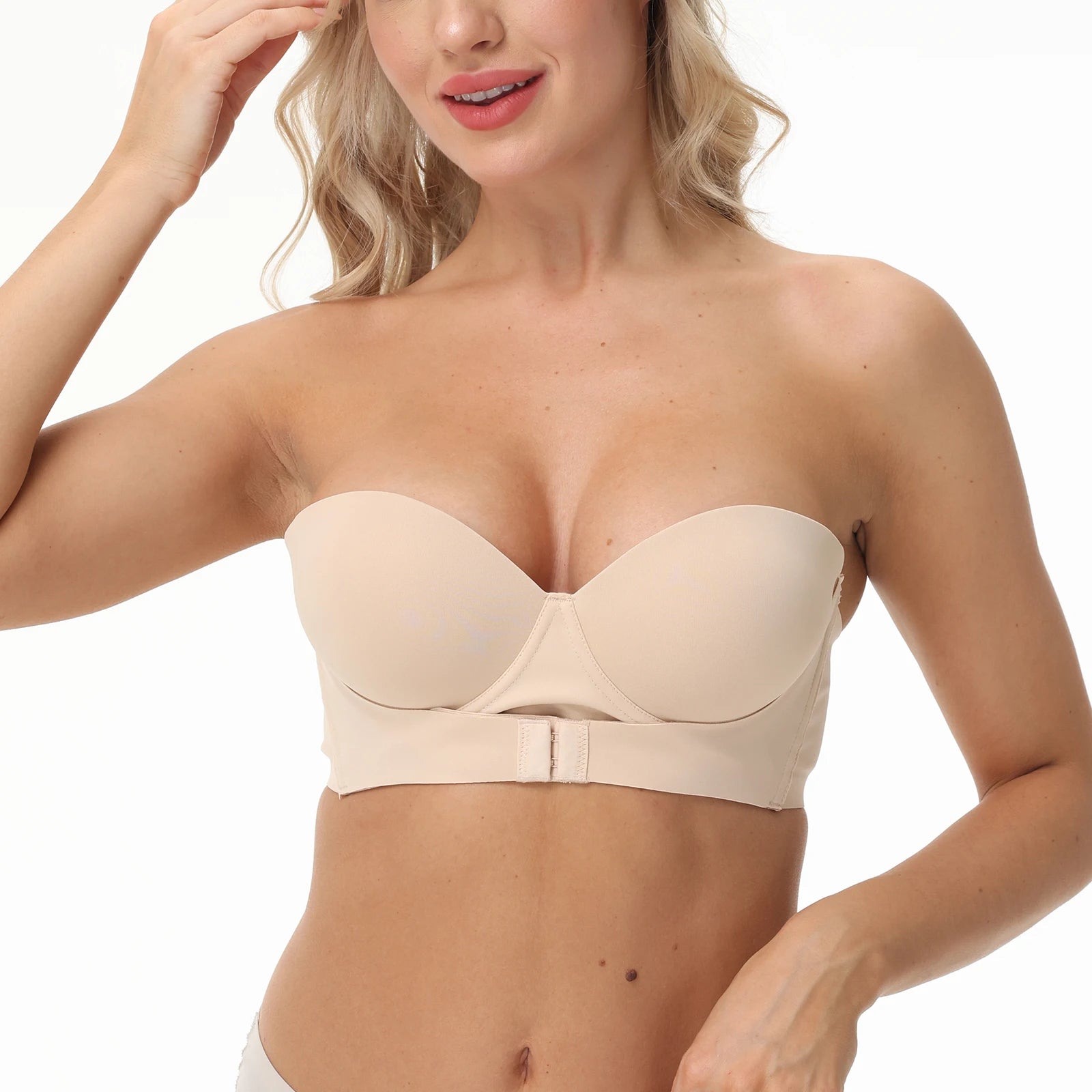 Soutien-gorge Push Up sans bretelles pour femmes