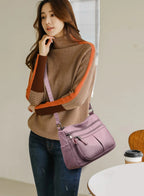 Sac à main en cuir véritable pour femmes