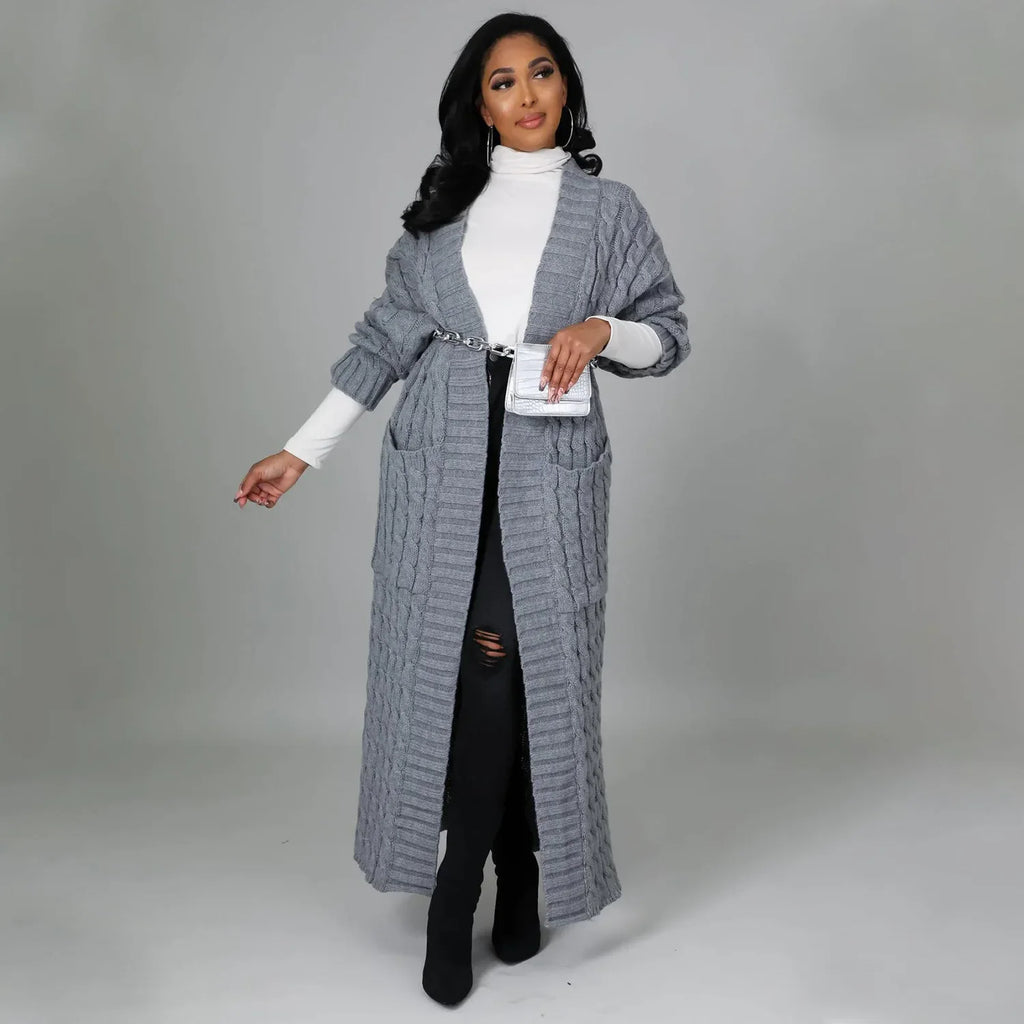 Pull-veste à manches longues sexy et décontracté pour femmes