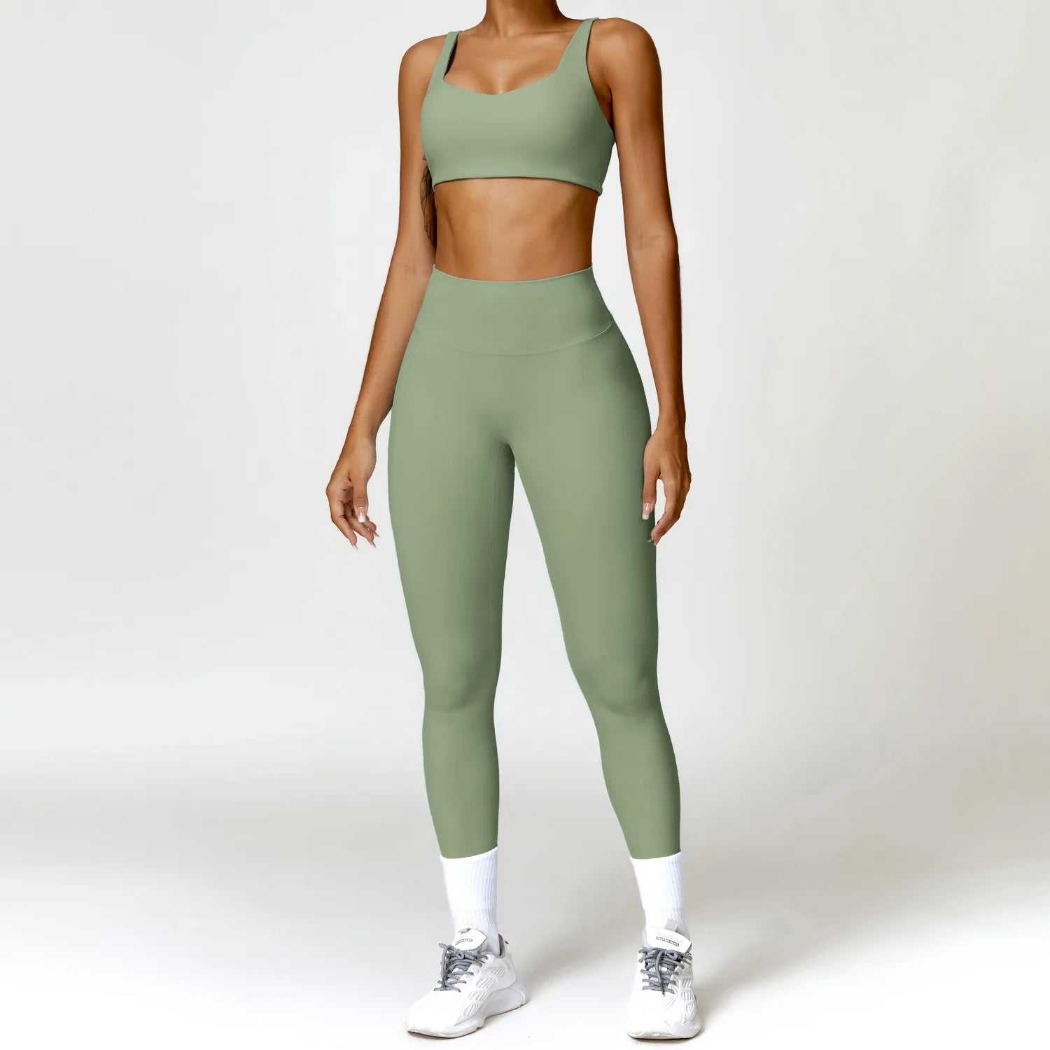 Ensemble 2 pièces de yoga sportif pour femmes