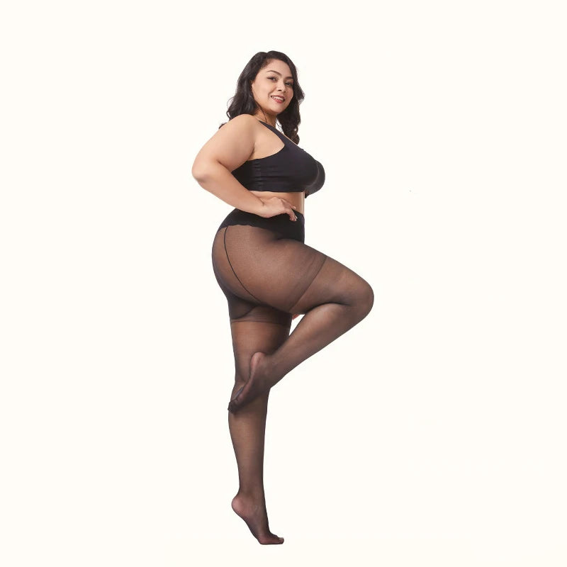 Collants transparents ultra-fins pour femmes