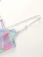 Ensemble soutien-gorge et string coloré pour femmes