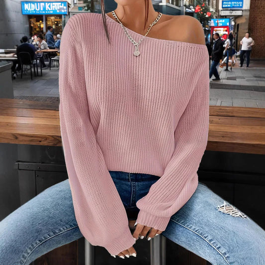 Pull Femme – Manches Longues et Maille Confortable