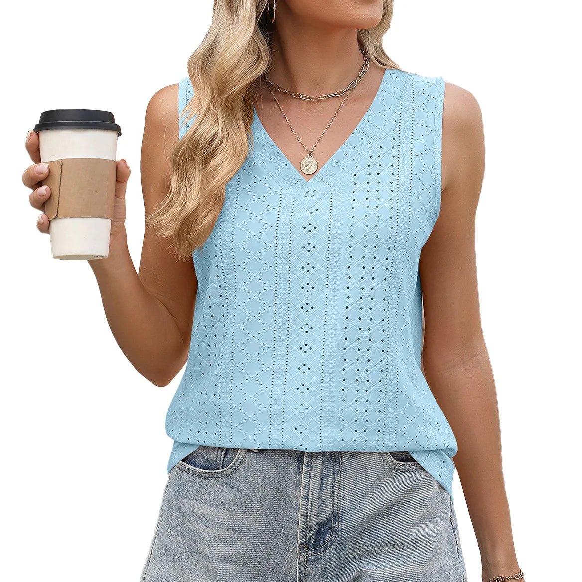 Débardeurs sans manches pour femmes