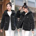 Manteau chaude à capuche et manches longues pour femmes