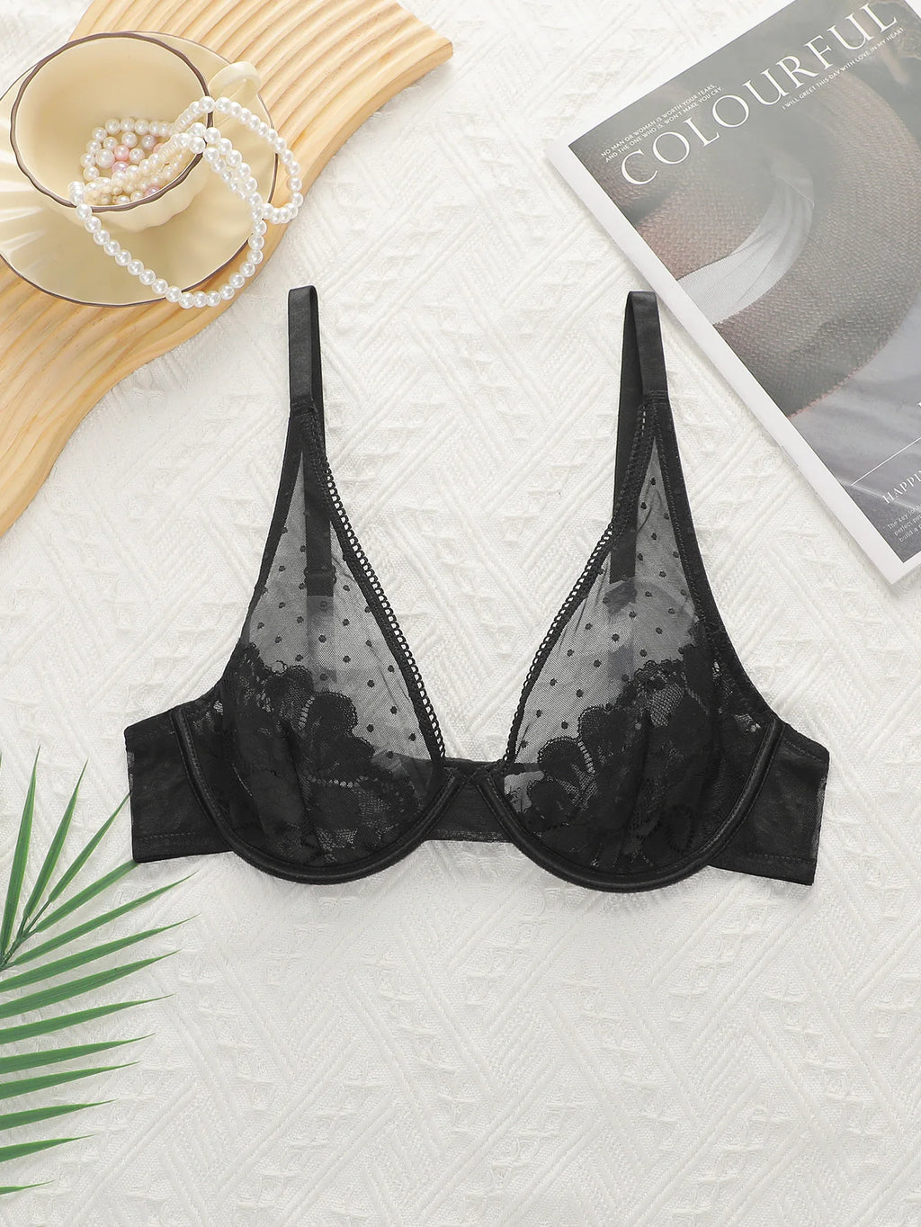 Soutien-gorge sexy en dentelle respirante pour femmes