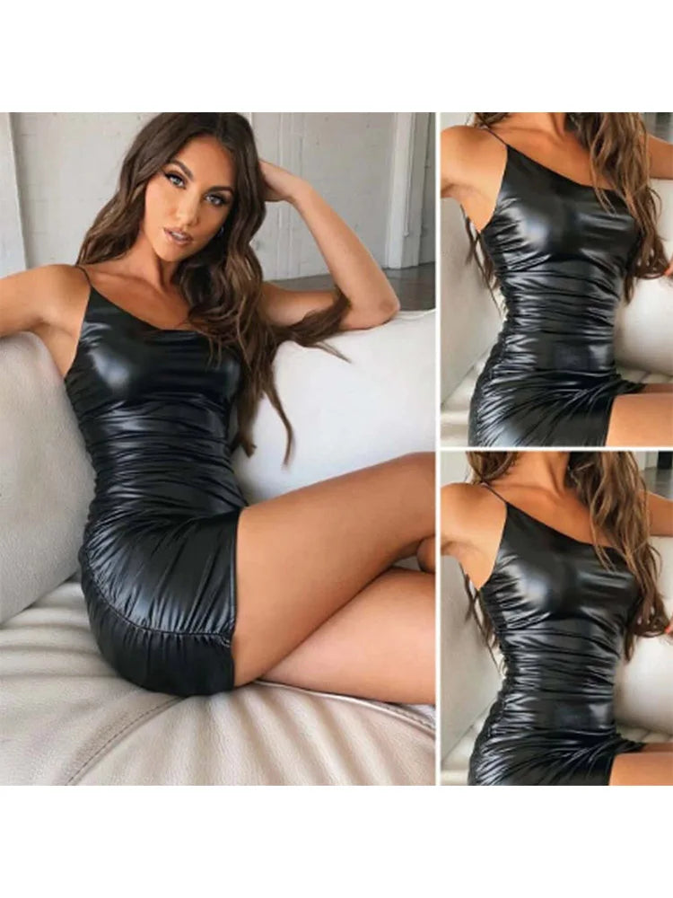 Robe moulante sans manches dos nu pour femmes