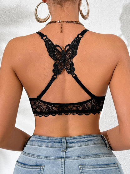 Soutien-Gorge Push-Up Femme – Dentelle et Fermeture Devant