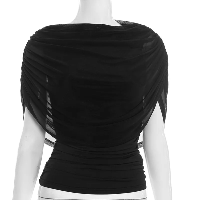 T-shirts slim à col rond pour femmes