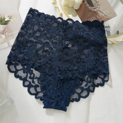 Culotte Dentelle Femme – Taille Haute et Transparente