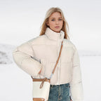 Manteau en coton bouffante pour femmes