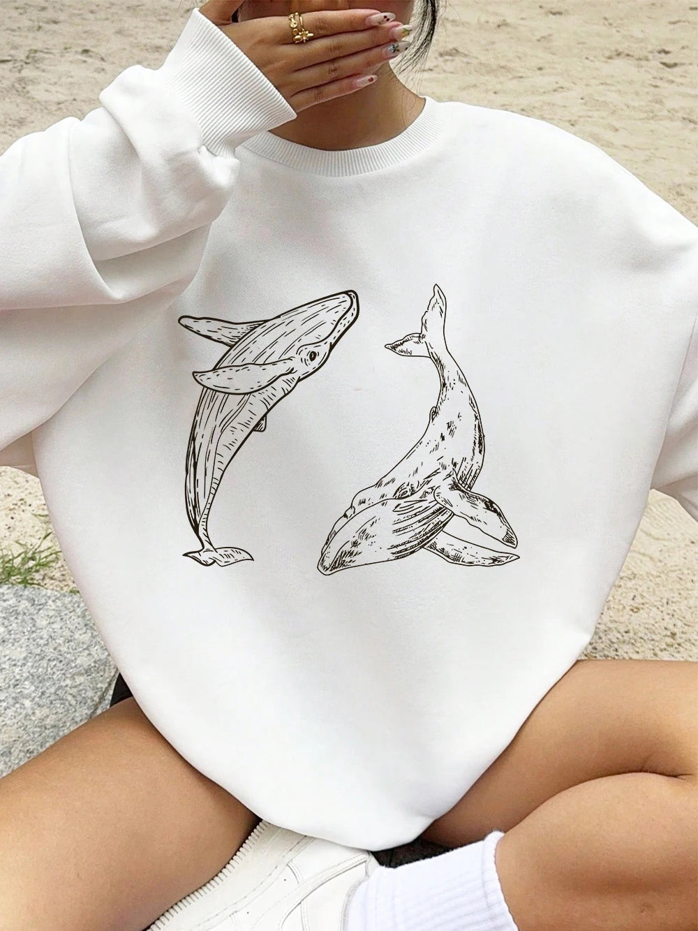 Sweat-shirt à capuche chaud en polaire pour femmes