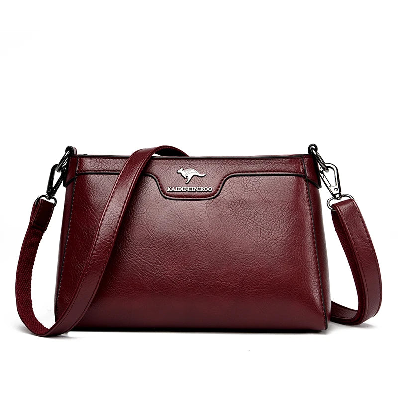 Sac à main en cuir véritable pour femmes