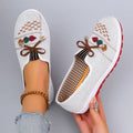 Chaussures plates d'été en maille respirante pour femmes