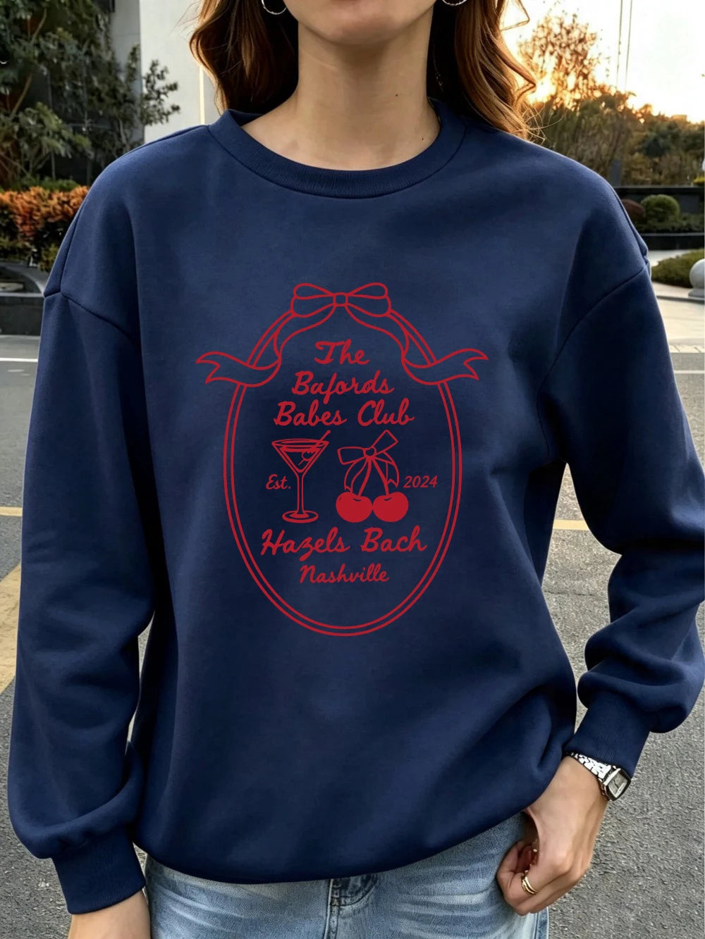 Sweat-shirts imprimés The Bafords Babes Club pour femmes