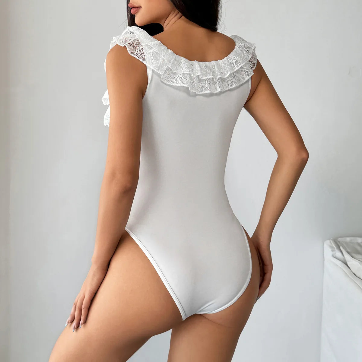 Body moulant sans manches pour femmes