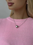Pull basique tricoté col rond pour femmes