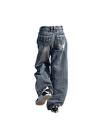 Jean bleu vintage pour femmes