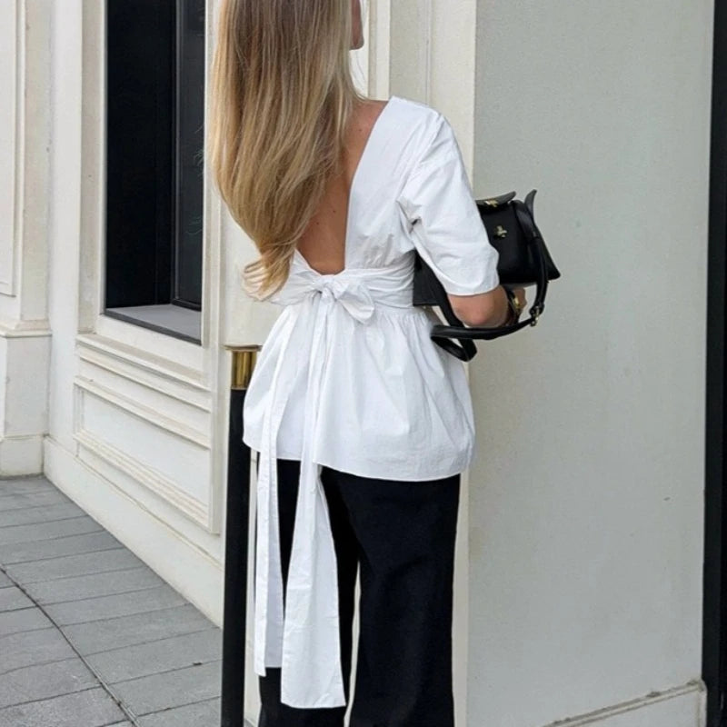 T-shirt blanc pour femmes