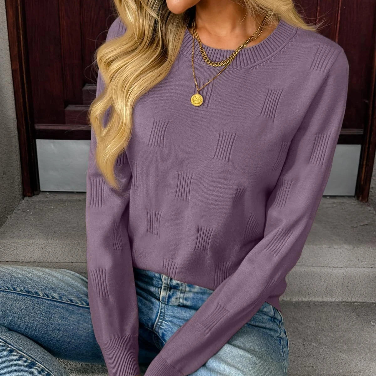 Pull ample décontracté pour femmes