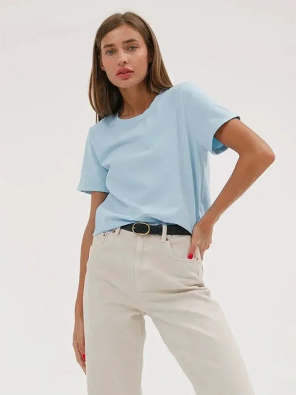 T-shirt d’Été Femme – 100 % Coton