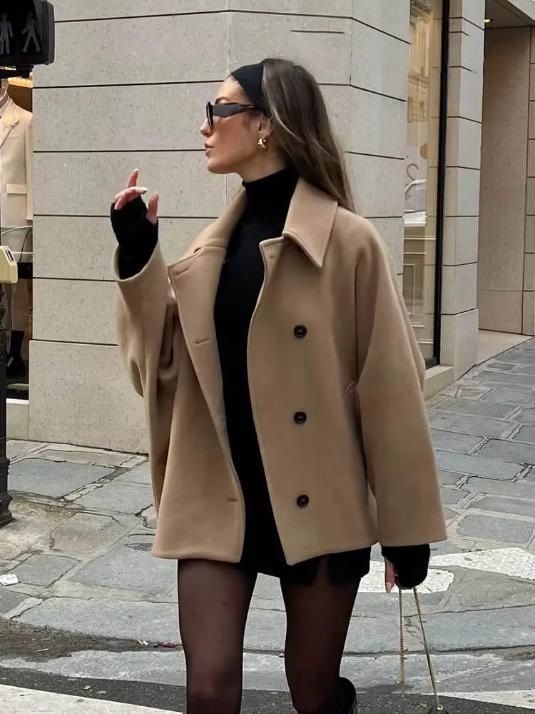 Veste courte ample pour femmes