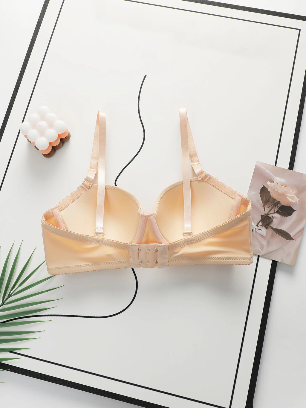 Soutien-gorge sexy de couleur unie pour femmes
