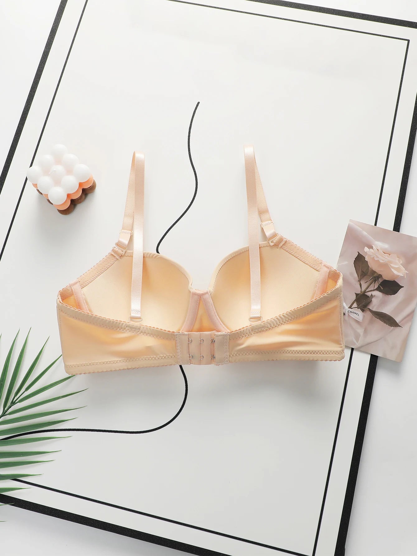 Soutien-gorge sexy de couleur unie pour femmes