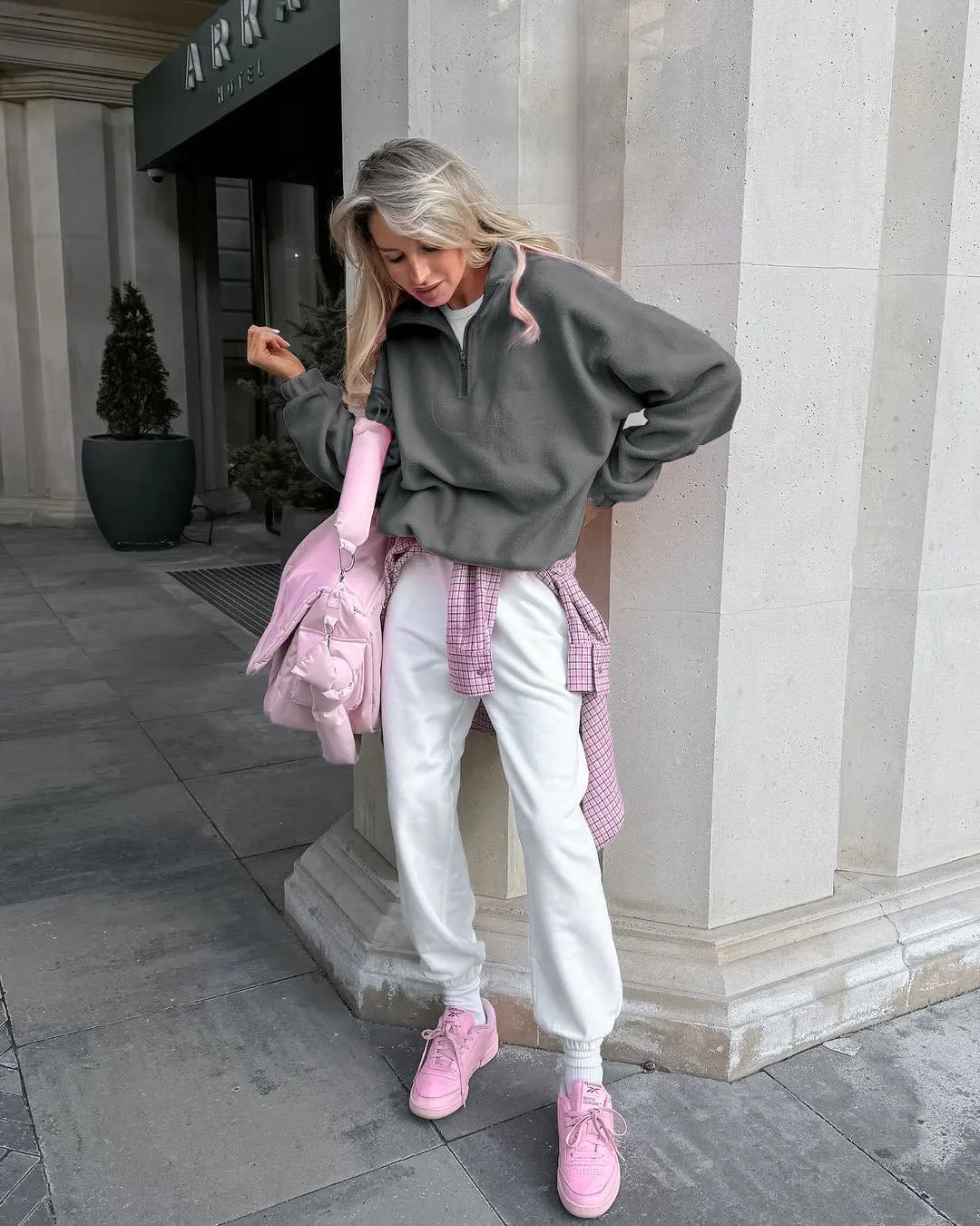Sweat-shirt à capuche en molleton pour femmes