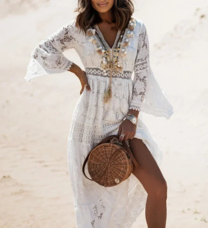 Robe en dentelle pour femmes