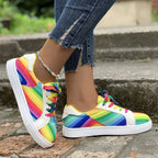 Chaussures en toile style coréen pour femmes
