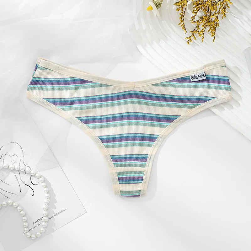 String sans couture arc-en-ciel pour femmes