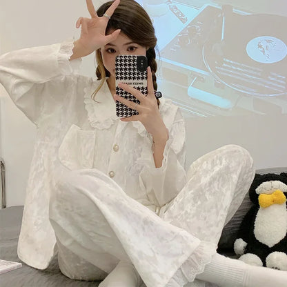 Ensemble Pyjama en Velours Femme