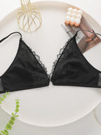 Soutien-gorge sexy brodée en dentelle pour femmes