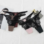 String taille basse transparent pour femmes