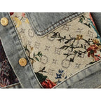 Veste en jean à manches longues pour femmes