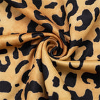 Ensemble 2 pièces imprimé léopard sauvage débardeur sans bretelles + Leggings assortis pour femmes
