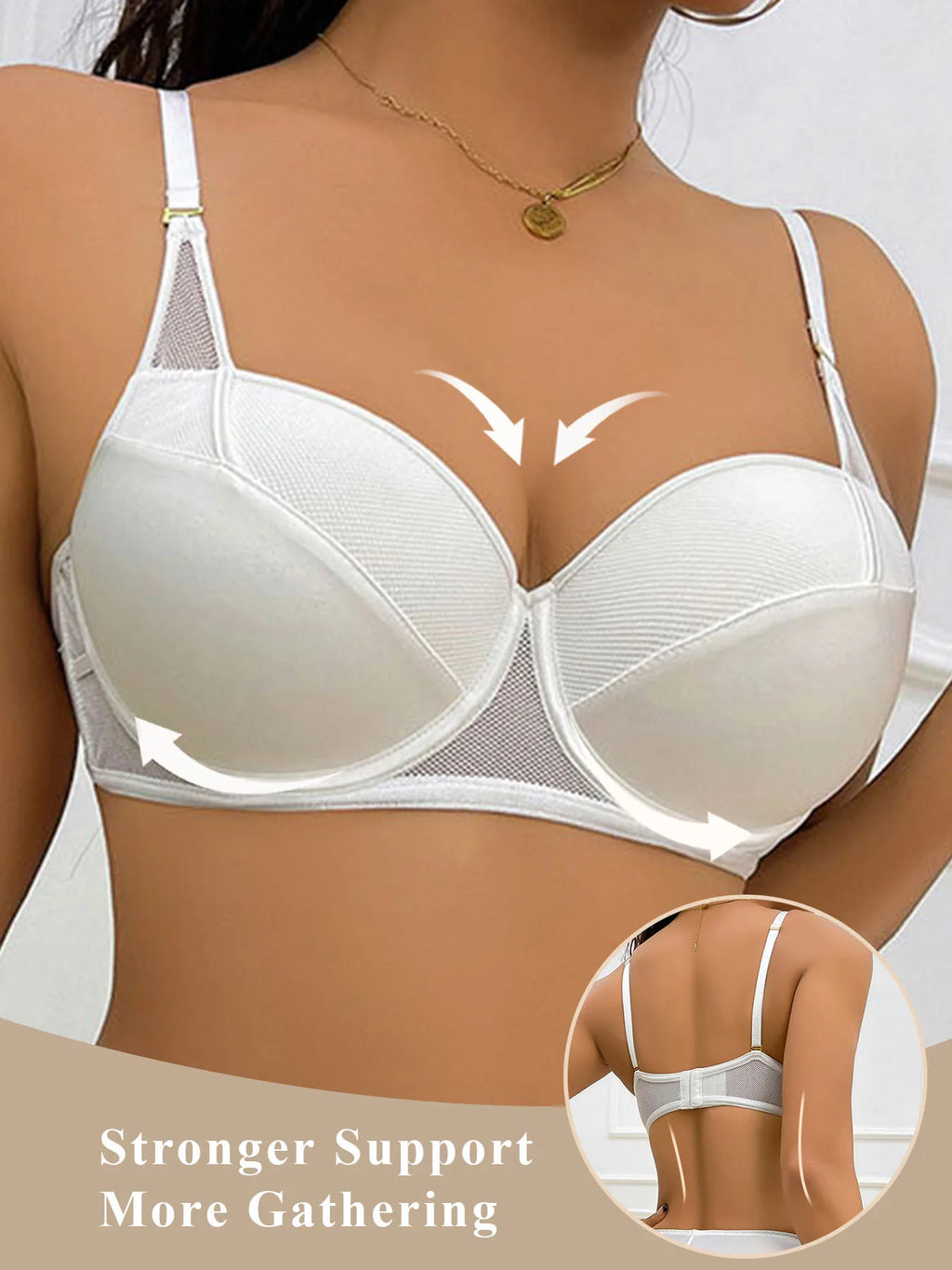 Soutien-gorge à maintien latéral pour femmes
