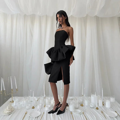 Robe Midi Femme – Bustier et Dos Nu