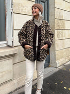 Veste léopard pour femmes