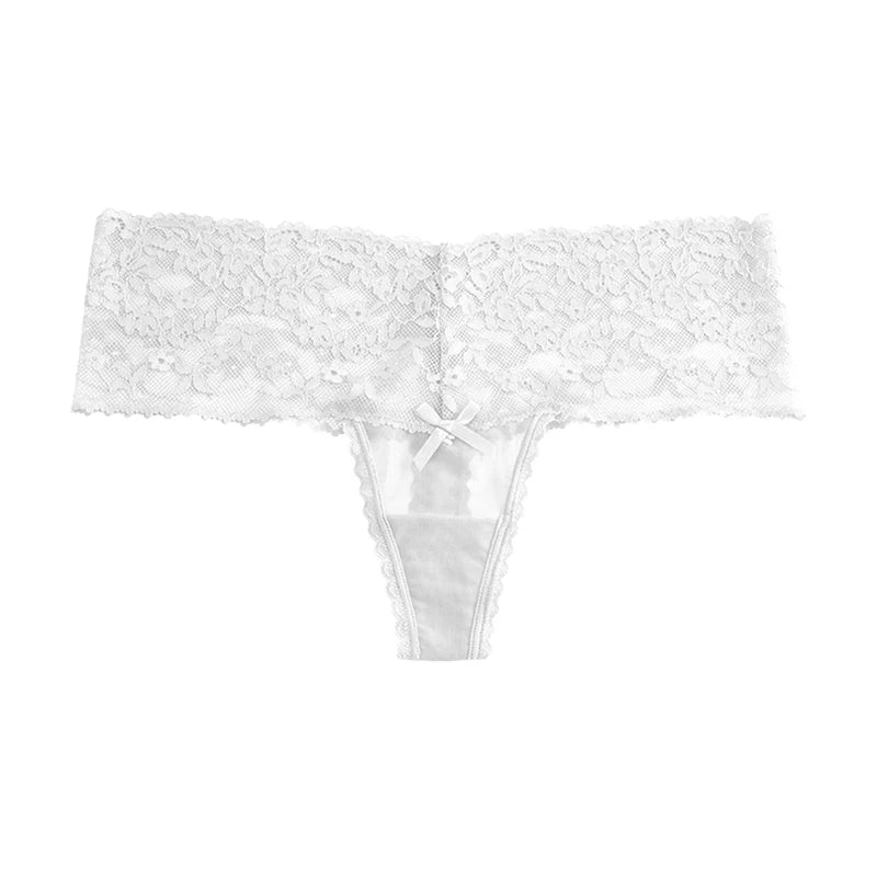 String en dentelle évidée pour femmes
