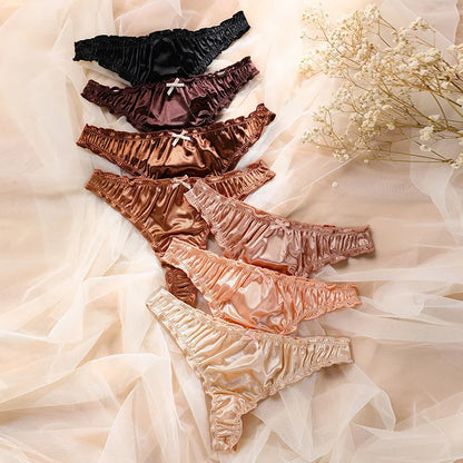 String Effet Soie Femme – Lingerie Discrète