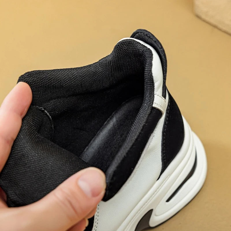 Baskets décontractées  en cuir pour femmes