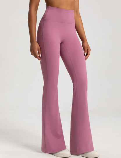 Pantalon Yoga Évasé Femme – Taille Haute et Push-Up