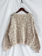 Cardigan tricoté à lacets pour femmes