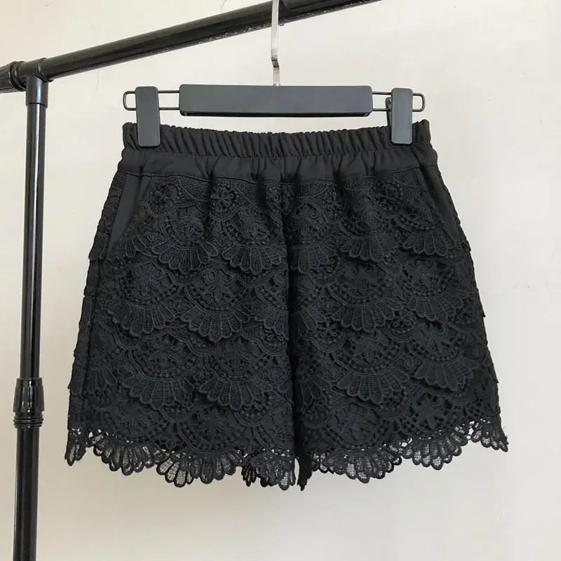 Short en dentelle pour femmes
